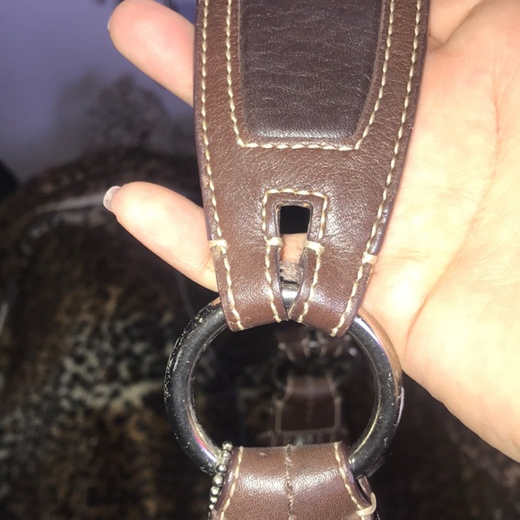 Coach Chocolate Brown Hobo purse - Picture 3 of 8